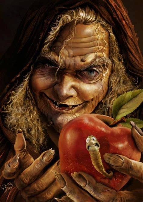 Diabolical witch apple